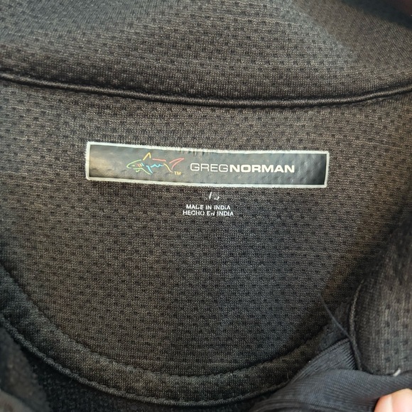 Greg Norman Men’s Active Pullover Quarter Zip Black size Large - Picture 3 of 5
